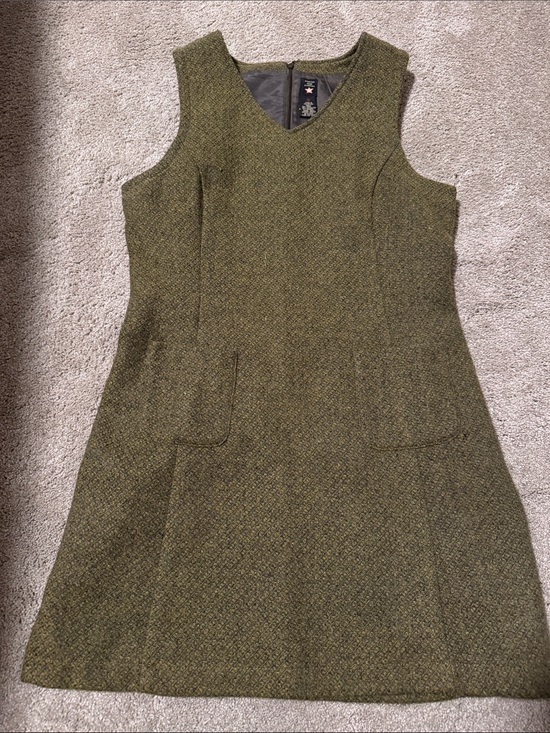 American Eagle Outfitters Dresses & Skirts - American Eagle Outfitters Olive Green Wool Dress from the 90s